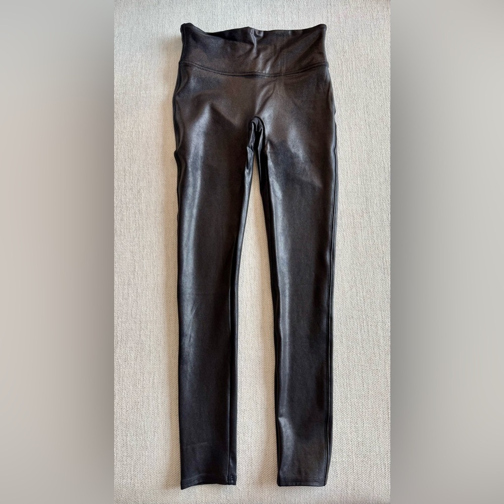 SPANX Faux Leather Leggings